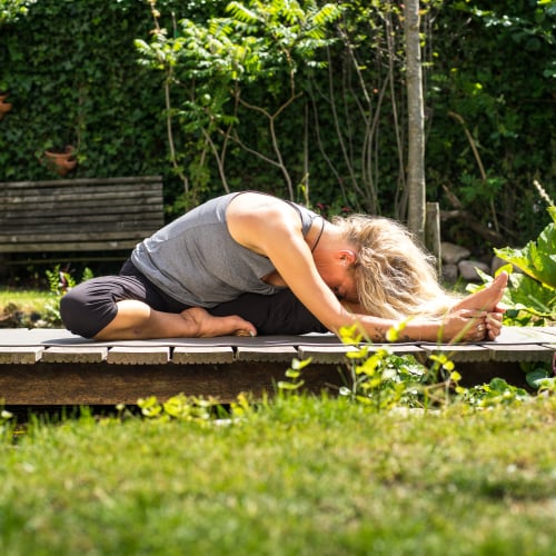 half Butterfly Yin Yoga