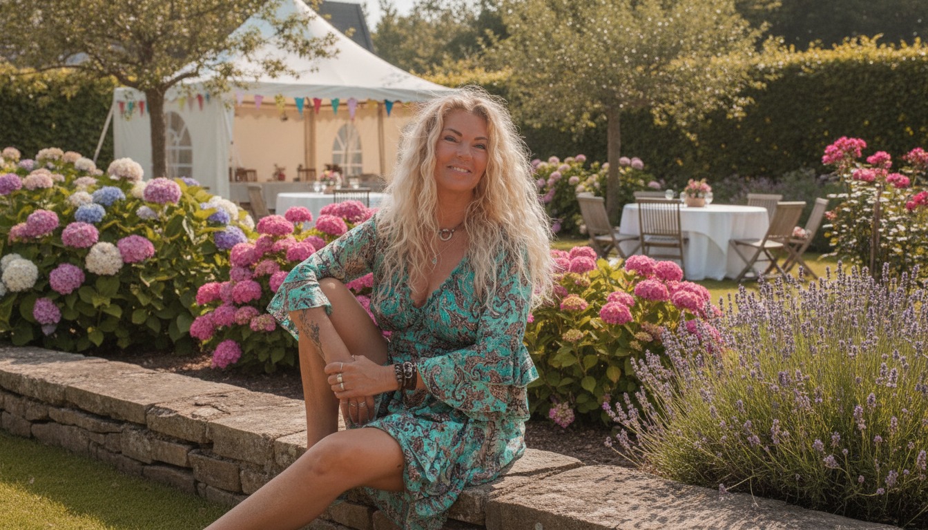 De partytent, de warmte en mijn stille aftocht
