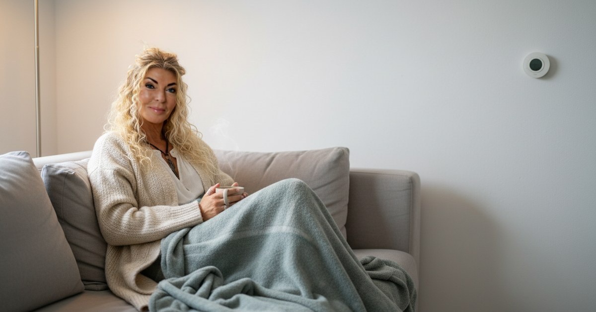De thermostaat en ik doen wie het langst volhoudt