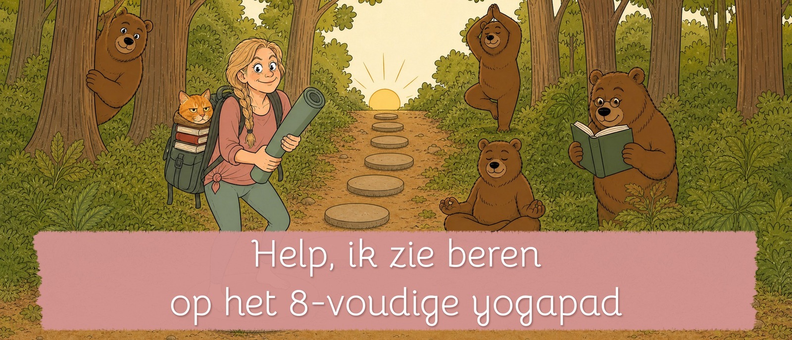 Help, ik zie beren op het 8-voudige yogapad