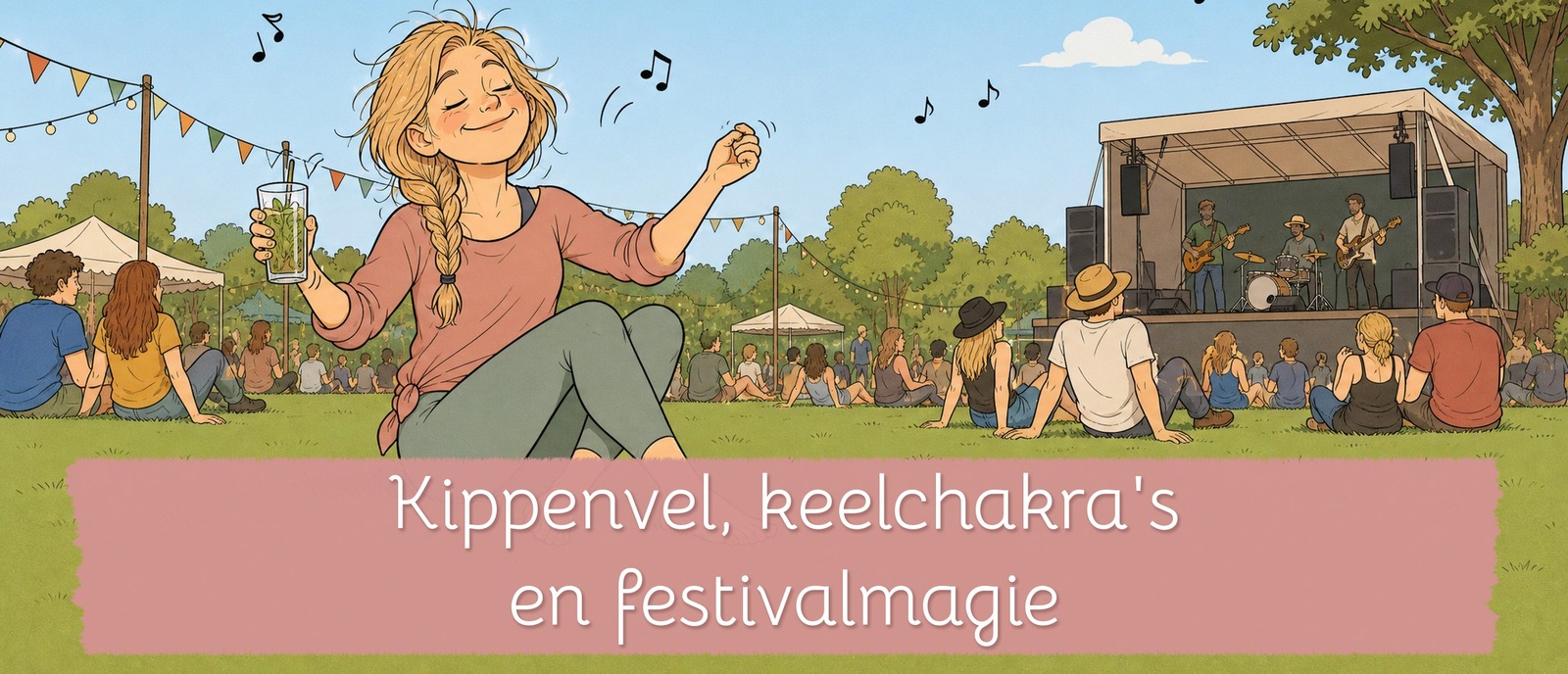 Kippenvel, keelchakra's en festivalmagie