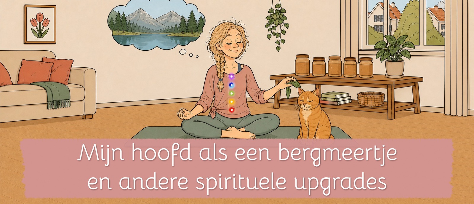 Mijn hoofd als een bergmeertje en andere spirituele upgrades