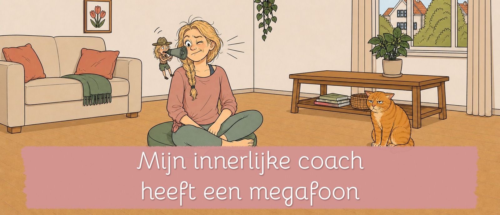 Mijn innerlijke coach heeft een megafoon