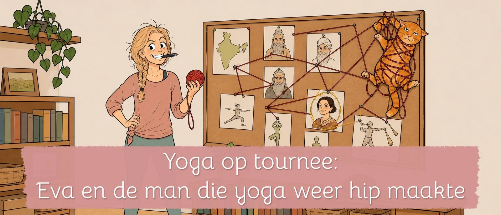 Yoga op tournee: Eva en de man die yoga weer hip maakte