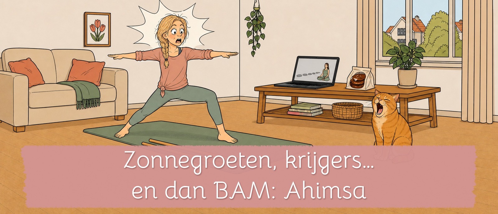 Column Eva: Zonnegroeten, Krijgers en dan...BAM.. Ahimsa!